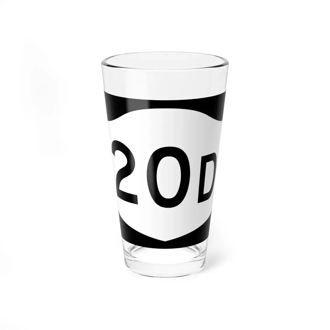 NY-20D (New York) (Road Sign) Pint Glass 16oz 16oz - Go Mug Yourself