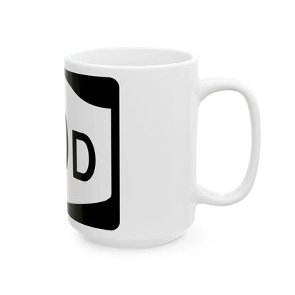 NY-20D (New York) (Road Sign) White Coffee Mug - Go Mug Yourself