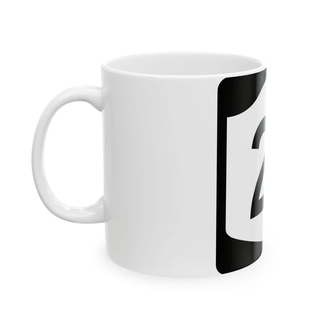 NY-21 (New York) (Road Sign) White Coffee Mug - Go Mug Yourself