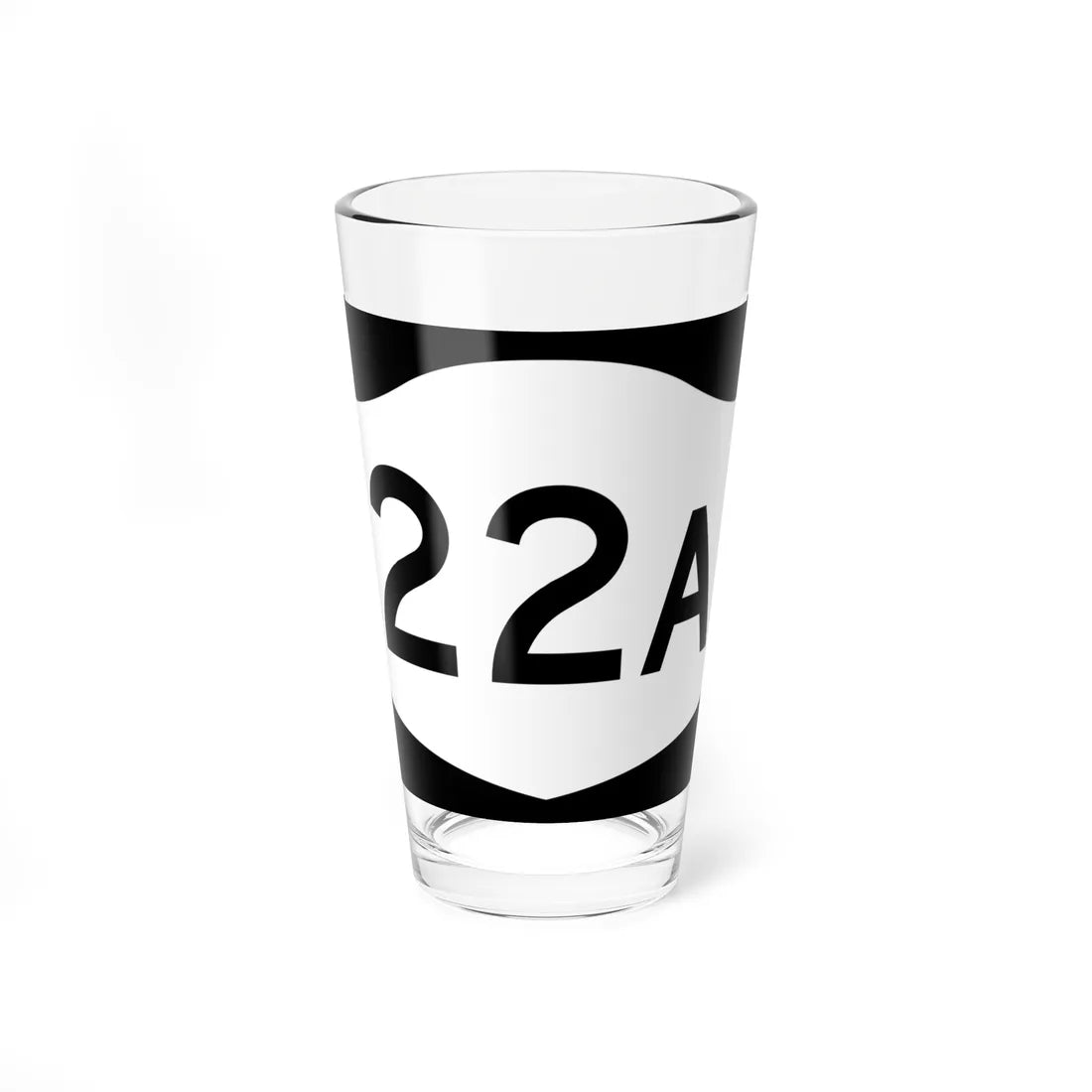 NY-22A (New York) (Road Sign) Pint Glss 16oz 16oz - Go Mug Yourself