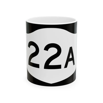 NY-22A (New York) (Road Sign) White Coffee Mug 11oz - Go Mug Yourself