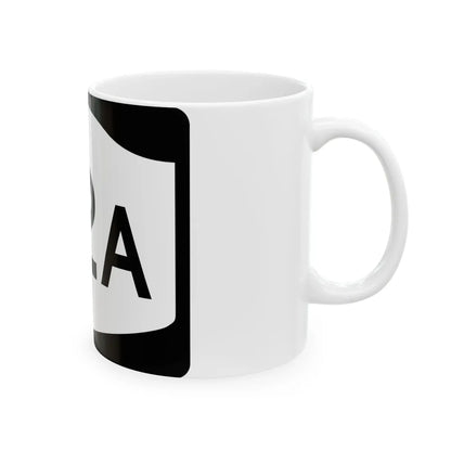 NY-22A (New York) (Road Sign) White Coffee Mug - Go Mug Yourself