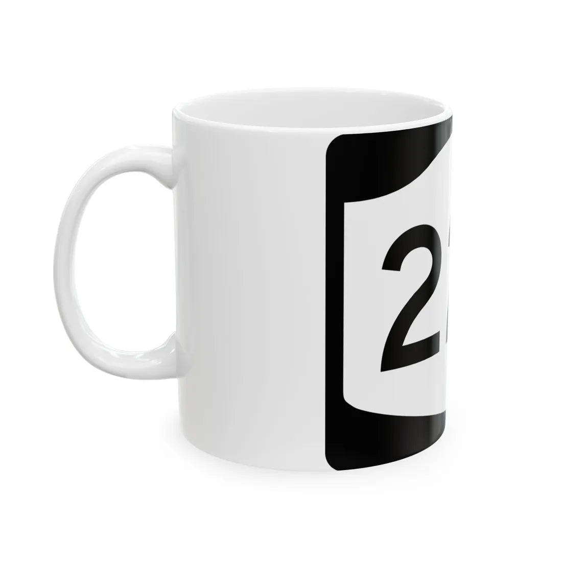 NY-22B (New York) (Road Sign) White Coffee Mug - Go Mug Yourself