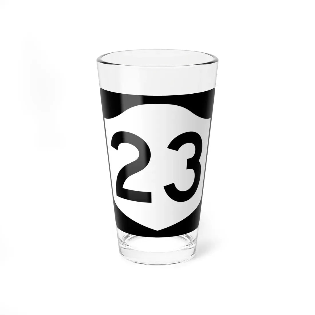 NY-23 (New York) (Road Sign) Pint Glass 16oz 16oz - Go Mug Yourself