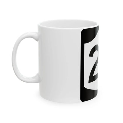 NY-23 (New York) (Road Sign) White Coffee Mug - Go Mug Yourself