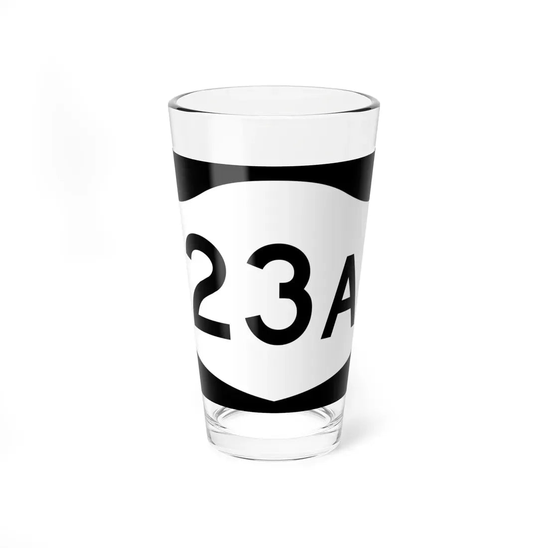 NY-23A (New York) (Road Sign) Pint Glass 16oz 16oz - Go Mug Yourself