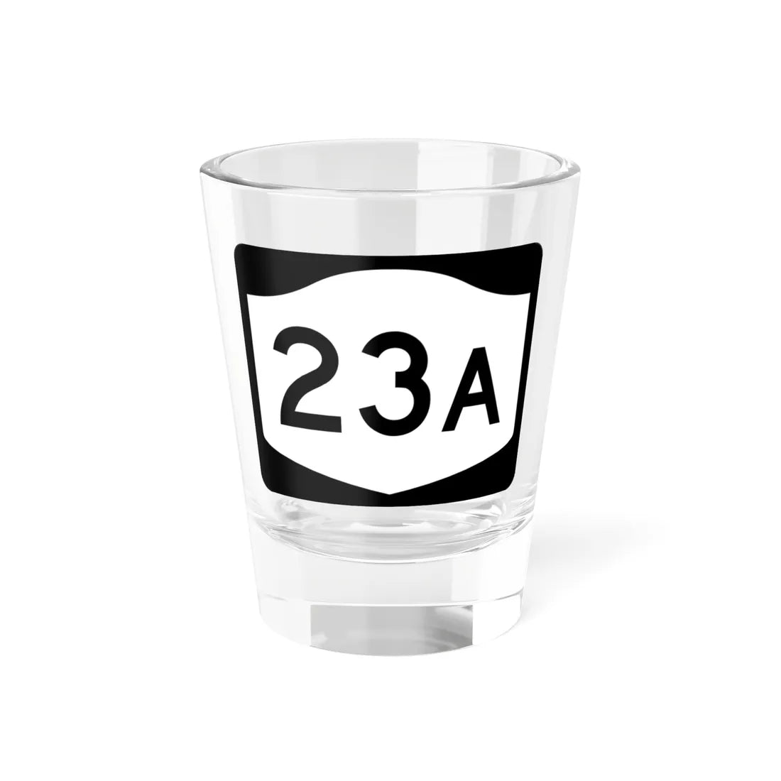 NY-23A (New York) (Road Sign) Shot Glass 1.5oz 1.5oz - Go Mug Yourself