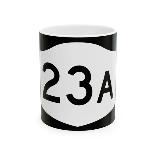 NY-23A (New York) (Road Sign) White Coffee Mug 11oz - Go Mug Yourself