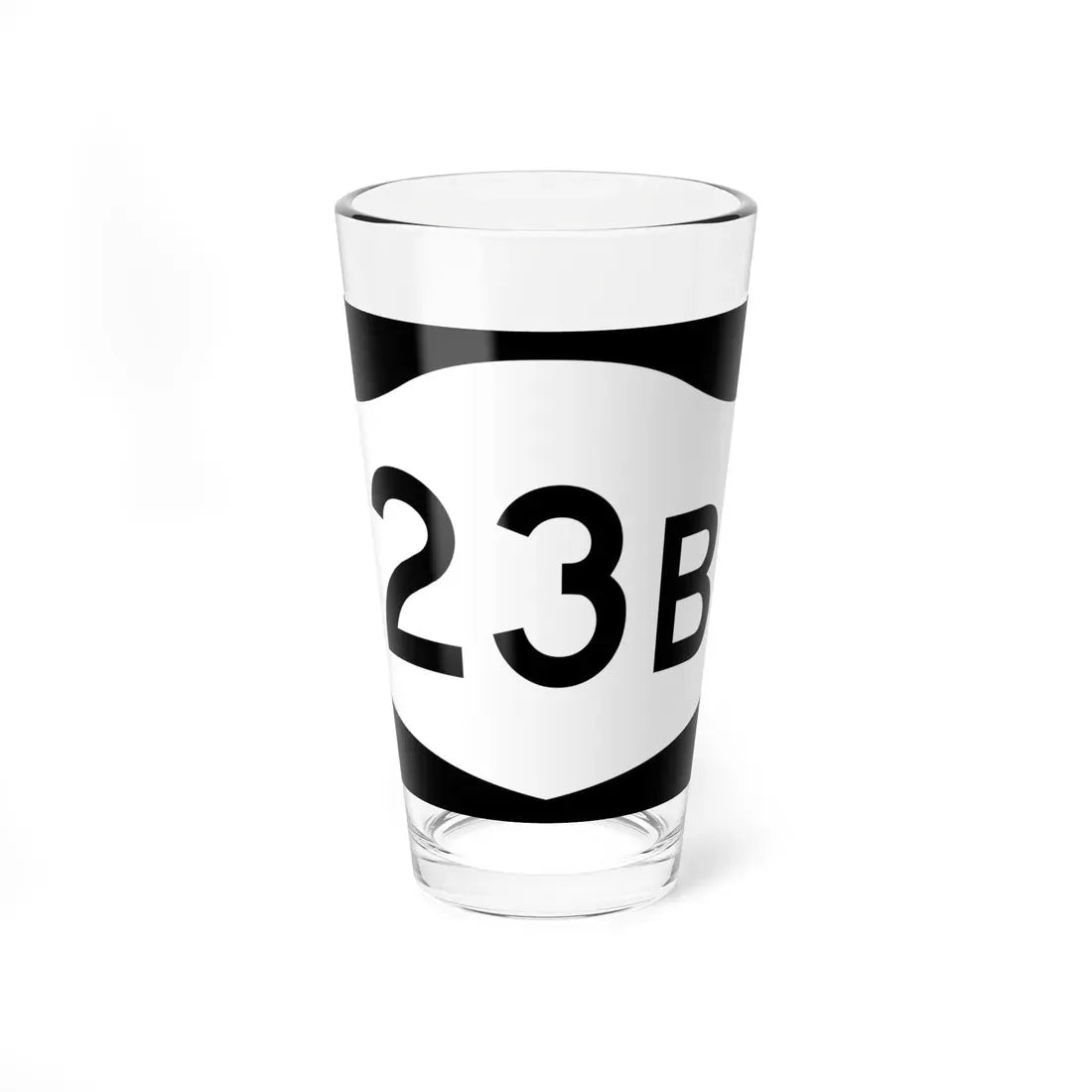 NY-23B (New York) (Road Sign) Pint Glass 16oz 16oz - Go Mug Yourself