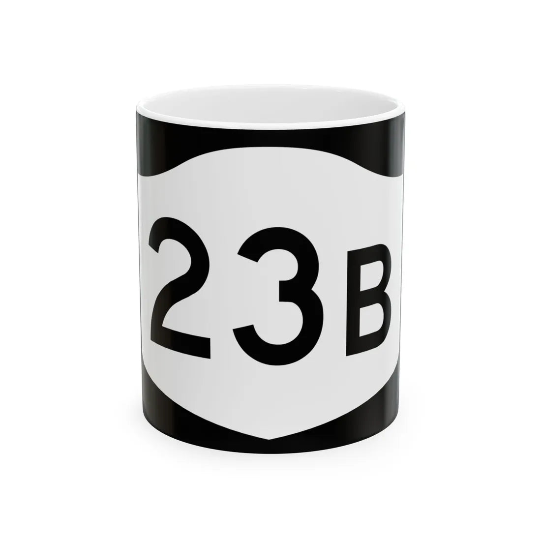 NY-23B (New York) (Road Sign) White Coffee Mug 11oz - Go Mug Yourself
