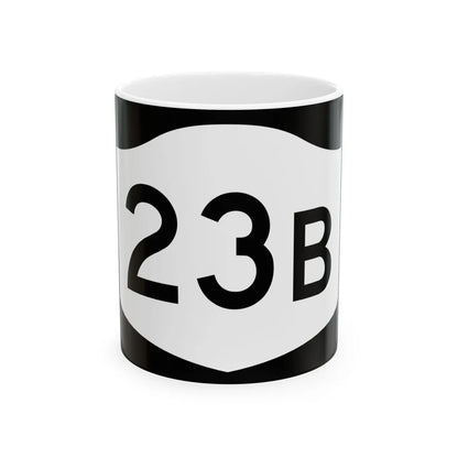 NY-23B (New York) (Road Sign) White Coffee Mug 11oz - Go Mug Yourself