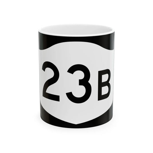 NY-23B (New York) (Road Sign) White Coffee Mug 11oz - Go Mug Yourself