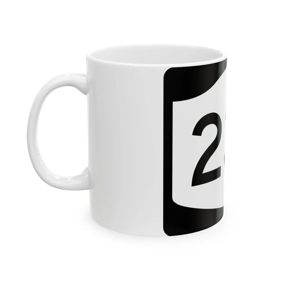 NY-23B (New York) (Road Sign) White Coffee Mug - Go Mug Yourself