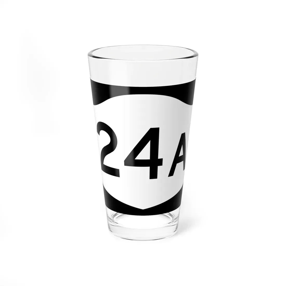 NY-24A (New York) (Road Sign) Pint Glass 16oz 16oz - Go Mug Yourself