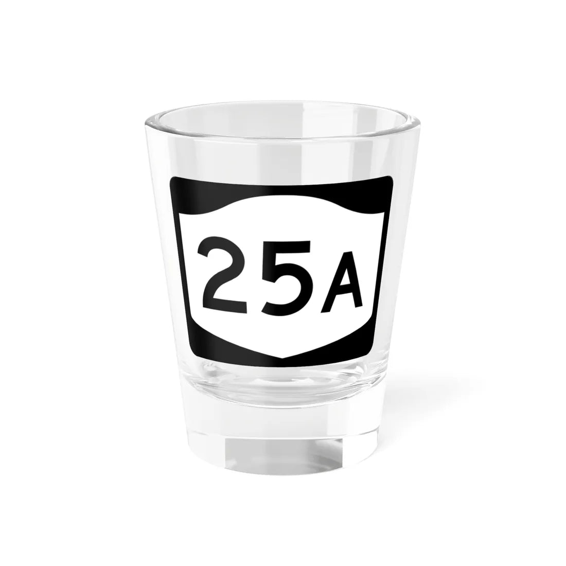 NY-25A (New York) (Road Sign) Shot Glass 1.5oz 1.5oz - Go Mug Yourself