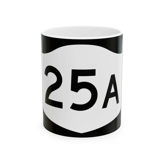 NY-25A (New York) (Road Sign) White Coffee Mug 11oz - Go Mug Yourself