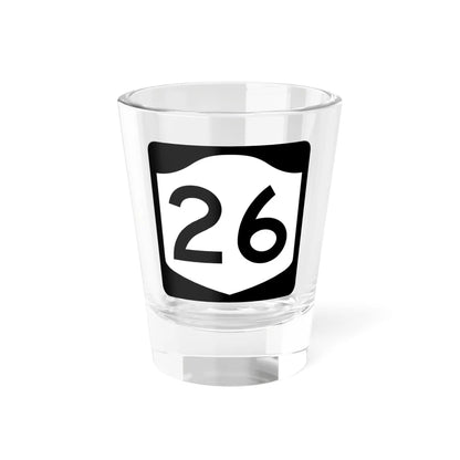 NY-26 (New York) (Road Sign) Shot Glass 1.5oz 1.5oz - Go Mug Yourself
