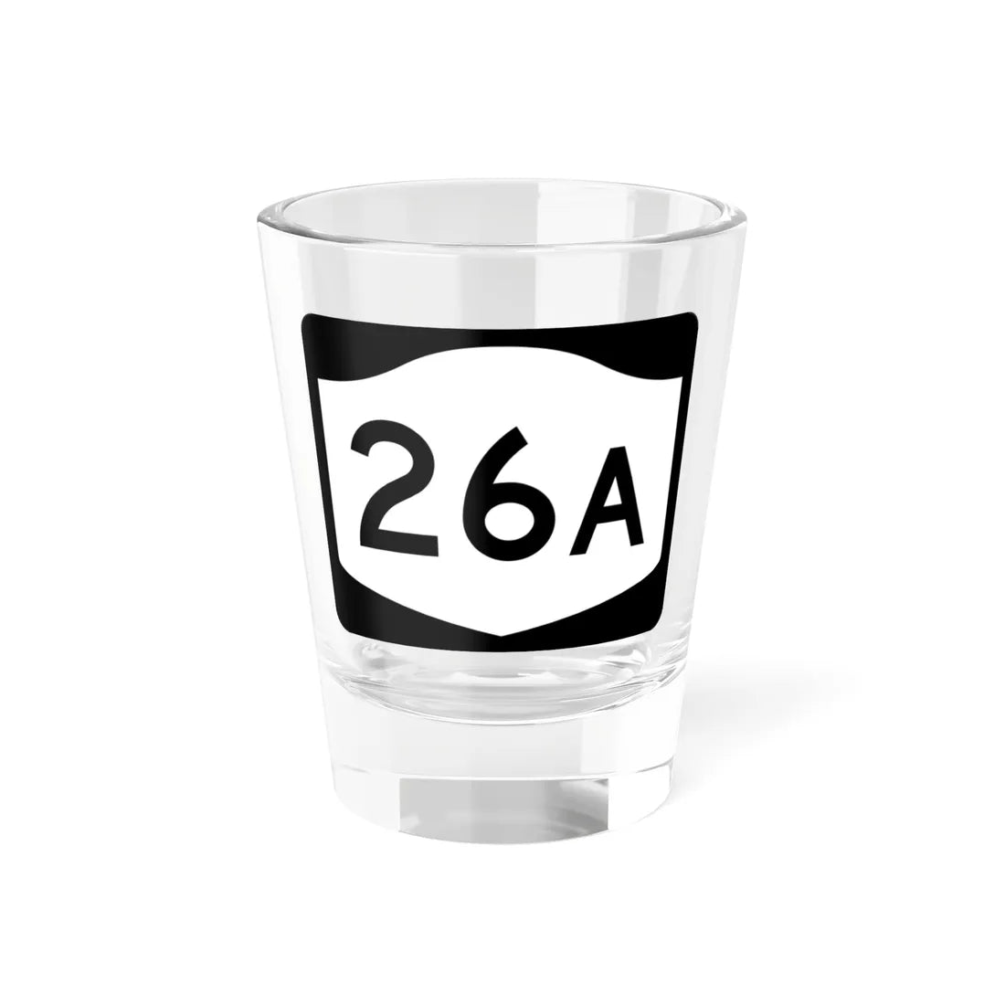 NY-26A (New York) (Road Sign) Shot Glass 1.5oz 1.5oz - Go Mug Yourself