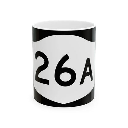 NY-26A (New York) (Road Sign) White Coffee Mug 11oz - Go Mug Yourself