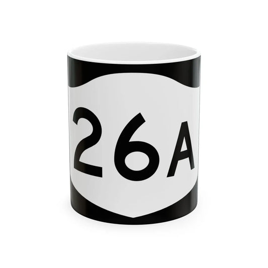 NY-26A (New York) (Road Sign) White Coffee Mug 11oz - Go Mug Yourself