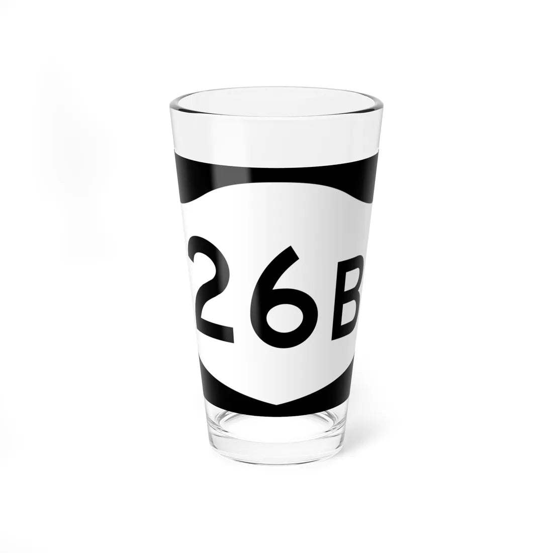NY-26B (New York) (Road Sign) Pint Glass 16oz 16oz - Go Mug Yourself