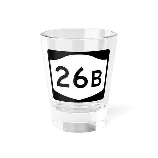 NY-26B (New York) (Road Sign) Shot Glass 1.5oz 1.5oz - Go Mug Yourself