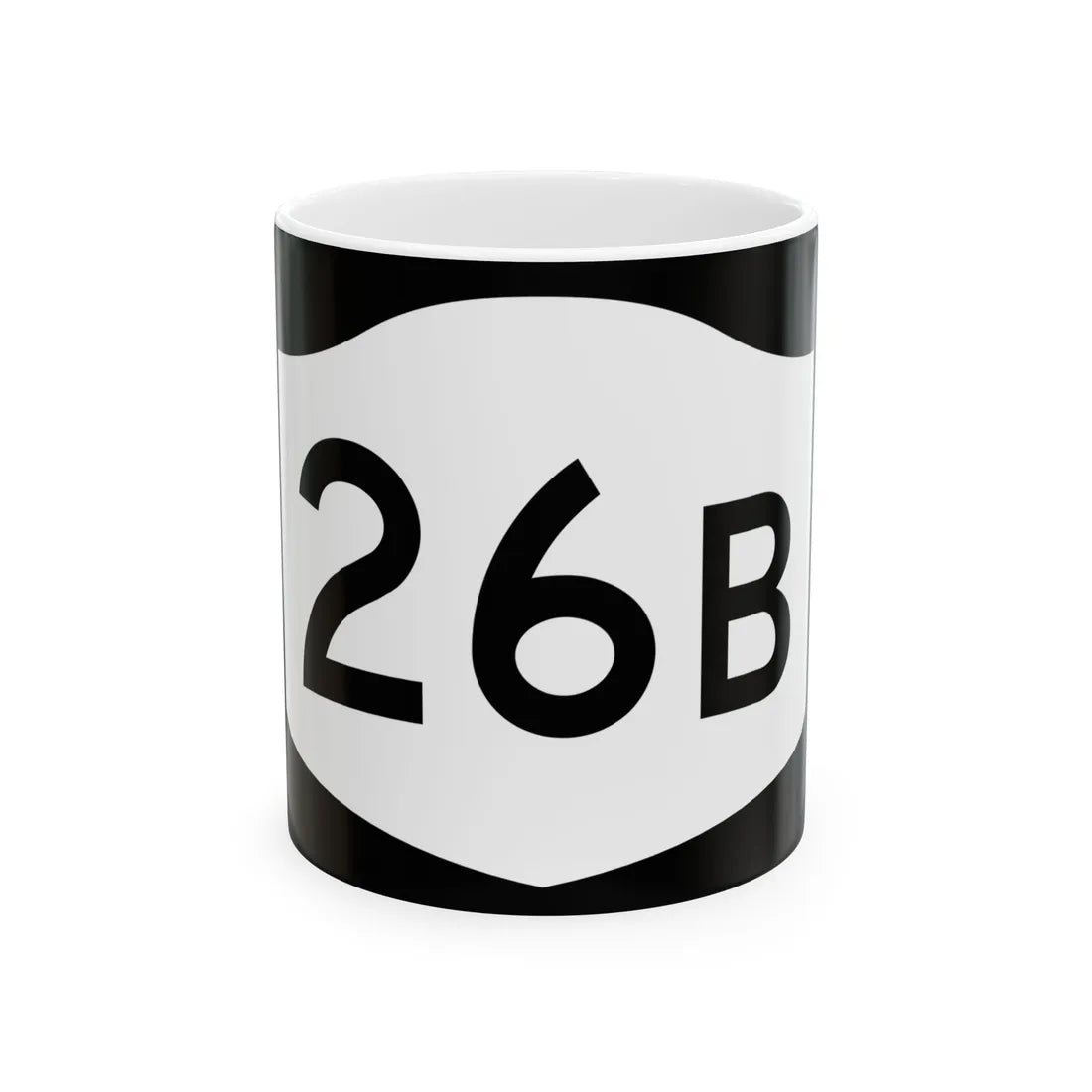 NY-26B (New York) (Road Sign) White Coffee Mug 11oz - Go Mug Yourself