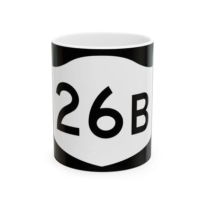 NY-26B (New York) (Road Sign) White Coffee Mug 11oz - Go Mug Yourself