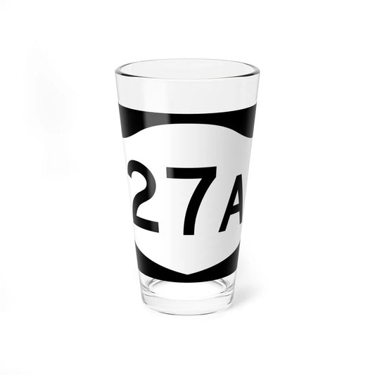 NY-27A (New York) (Road Sign) Pint Glass 16oz 16oz - Go Mug Yourself