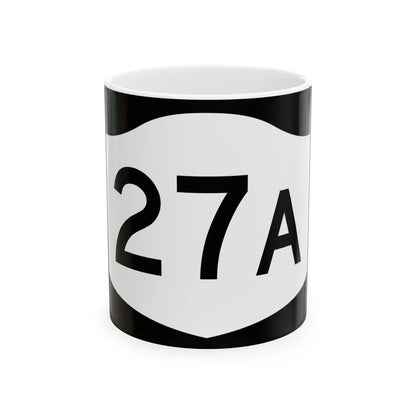 NY-27A (New York) (Road Sign) White Coffee Mug 11oz - Go Mug Yourself
