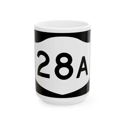 NY-28A (New York) (Road Sign) White Coffee Mug 15oz - Go Mug Yourself