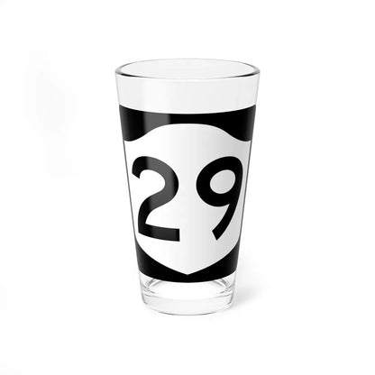 NY-29 (New York) (Road Sign) Pint Glass 16oz 16oz - Go Mug Yourself