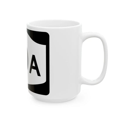 NY-30A (New York) (Road Sign) White Coffee Mug - Go Mug Yourself