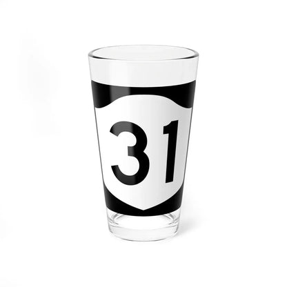NY-31 (New York) (Road Sign) Pint Glass 16oz 16oz - Go Mug Yourself