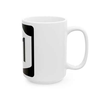 NY-31 (New York) (Road Sign) White Coffee Mug - Go Mug Yourself