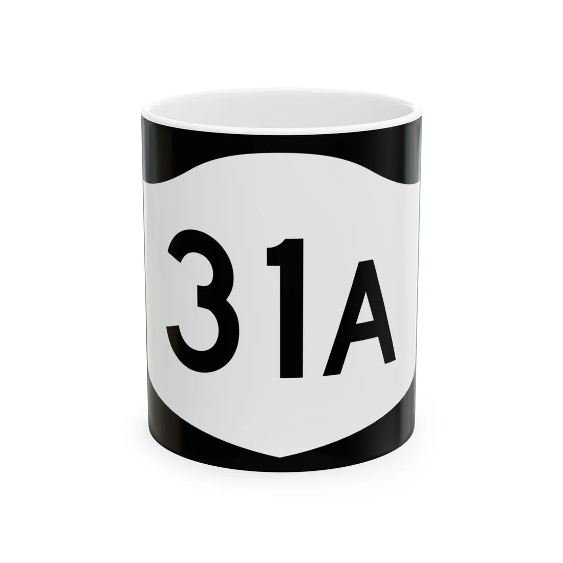 NY-31A (New York) (Road Sign) White Coffee Mug 11oz - Go Mug Yourself