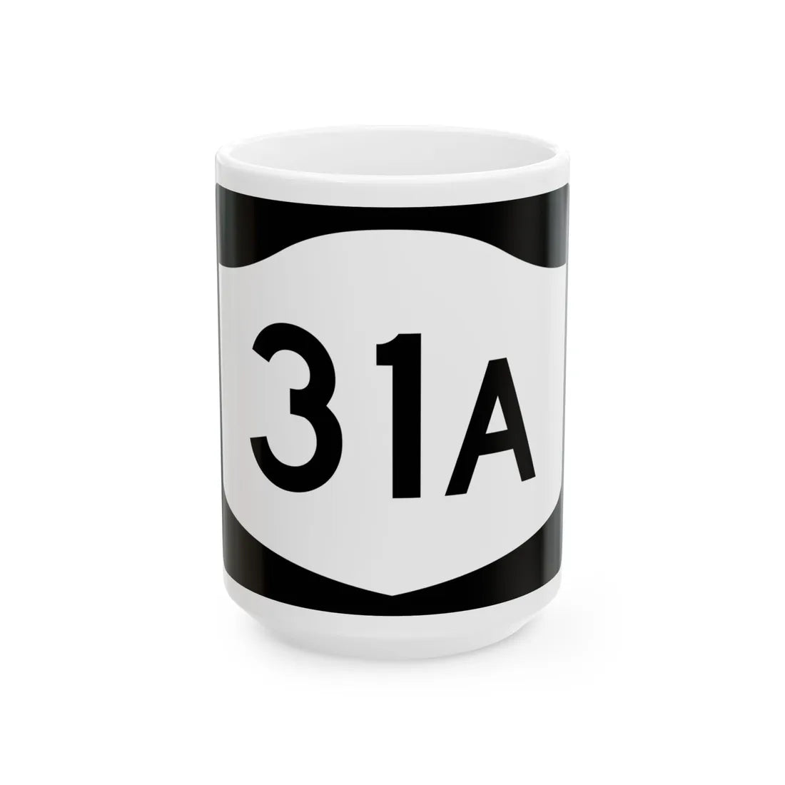 NY-31A (New York) (Road Sign) White Coffee Mug 15oz - Go Mug Yourself