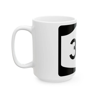NY-31A (New York) (Road Sign) White Coffee Mug - Go Mug Yourself
