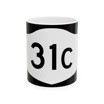 NY-31C (New York) (Road Sign) White Coffee Mug 11oz - Go Mug Yourself