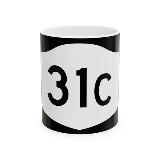 NY-31C (New York) (Road Sign) White Coffee Mug 11oz - Go Mug Yourself