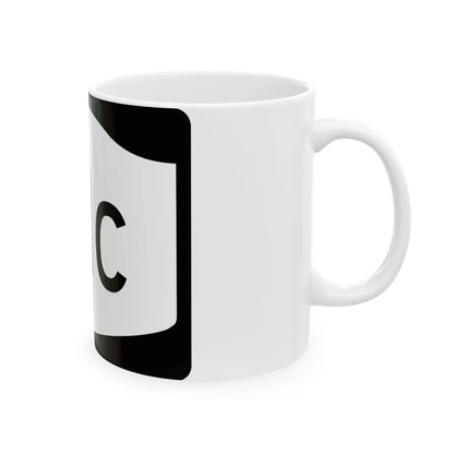 NY-31C (New York) (Road Sign) White Coffee Mug - Go Mug Yourself