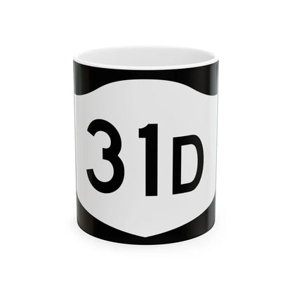 NY-31D (New York) (Road Sign) White Coffee Mug 11oz - Go Mug Yourself