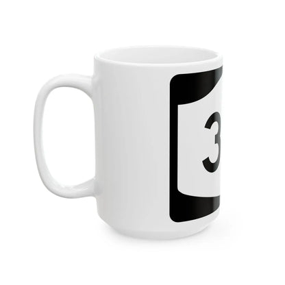 NY-31D (New York) (Road Sign) White Coffee Mug - Go Mug Yourself