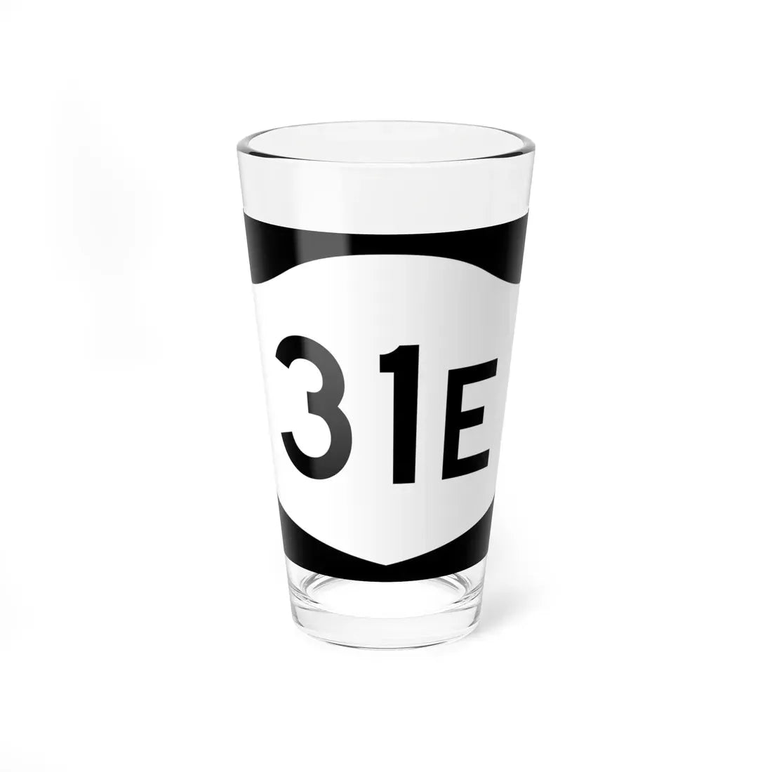 NY-31E (New York) (Road Sign) Pint Glass 16oz 16oz - Go Mug Yourself