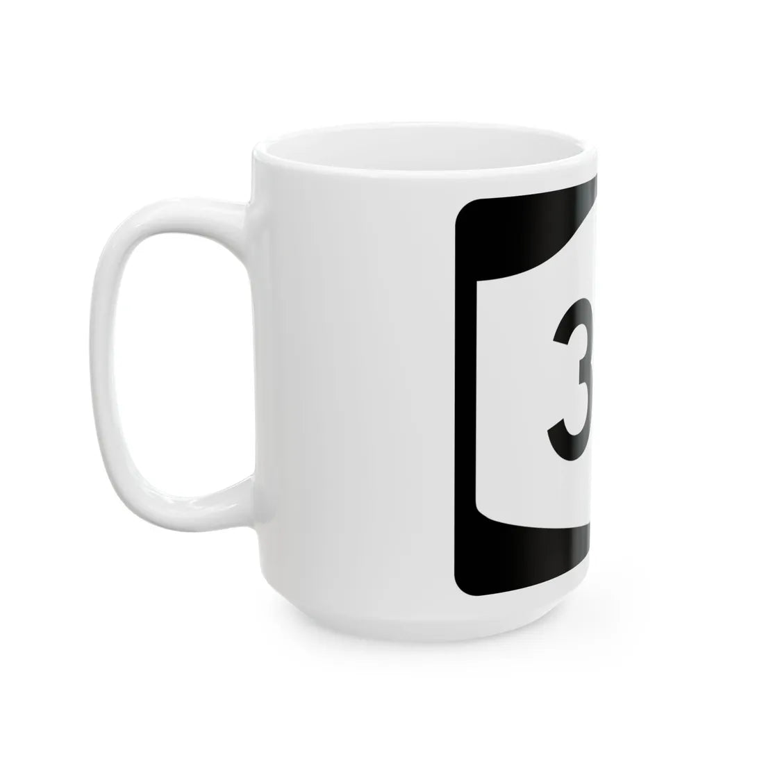NY-31E (New York) (Road Sign) White Coffee Mug - Go Mug Yourself