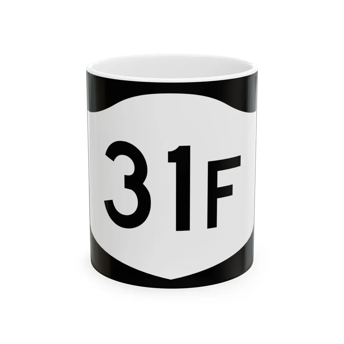 NY-31F (New York) (Road Sign) White Coffee Mug 11oz - Go Mug Yourself