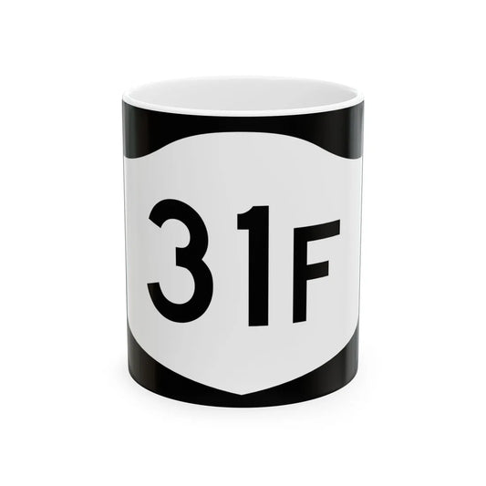 NY-31F (New York) (Road Sign) White Coffee Mug 11oz - Go Mug Yourself
