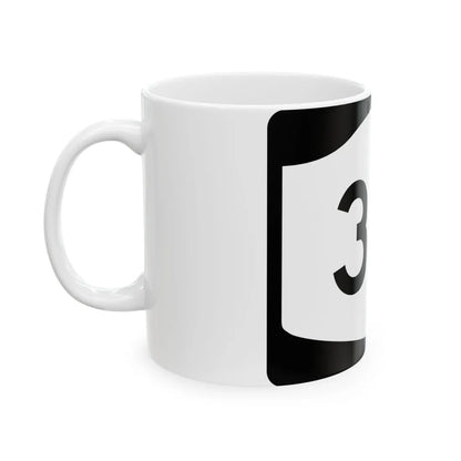 NY-31F (New York) (Road Sign) White Coffee Mug - Go Mug Yourself