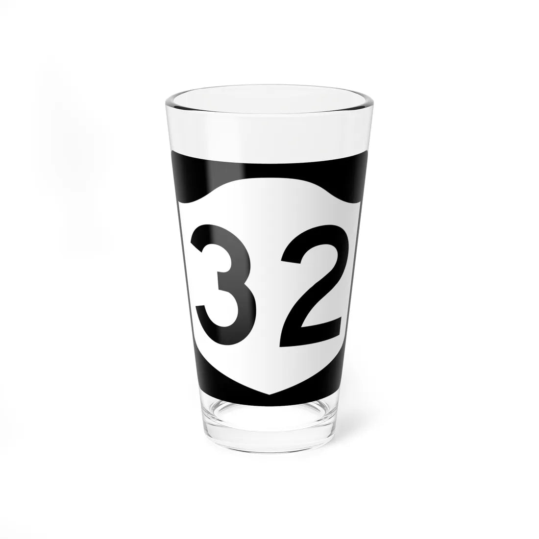 NY-32 (New York) (Road Sign) Pint Glss 16oz 16oz - Go Mug Yourself