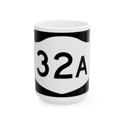 NY-32A (New York) (Road Sign) White Coffee Mug 15oz - Go Mug Yourself